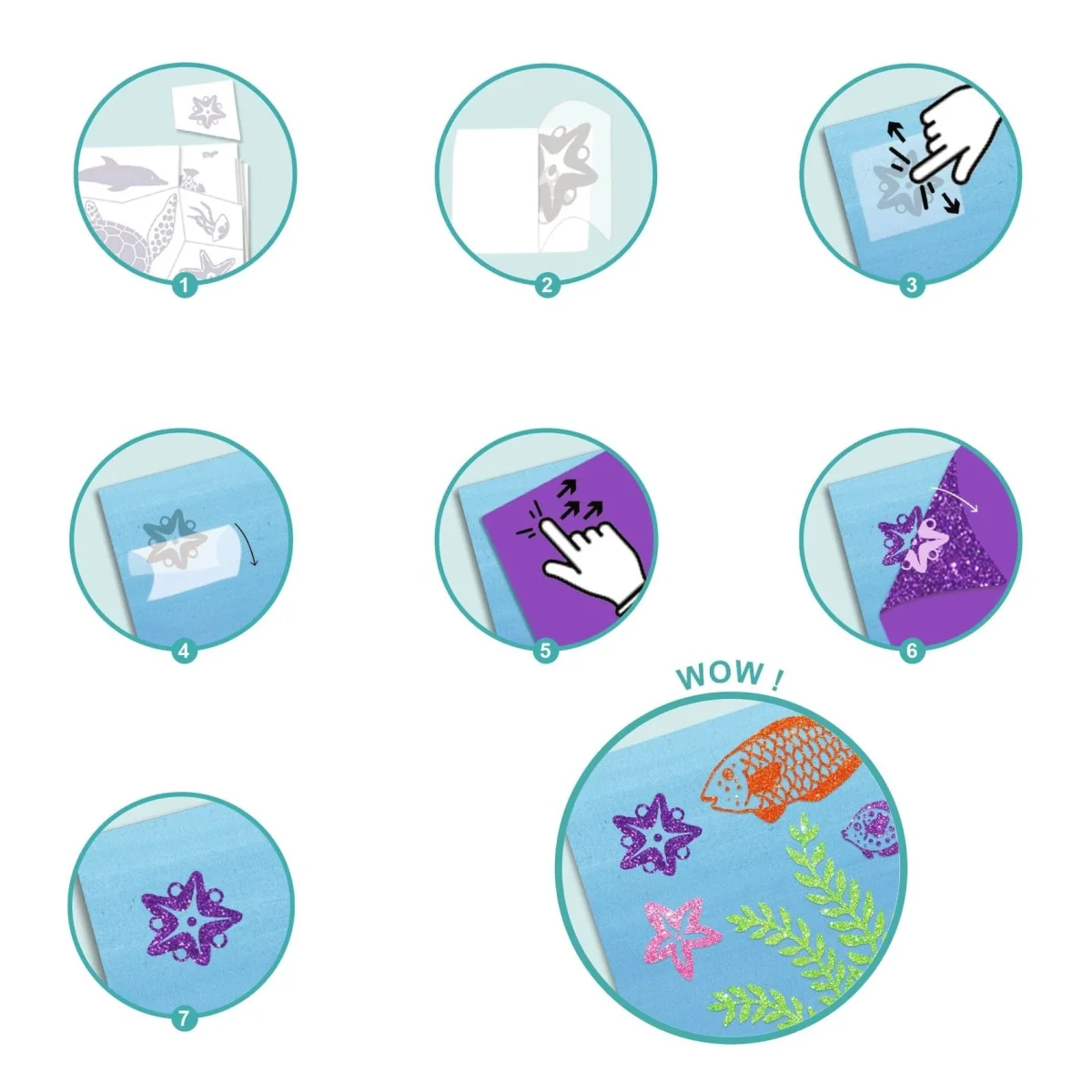 12 cartes illustrées Océane - Djeco – Image 6