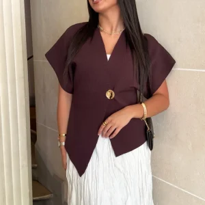 Cardigan Naora Marron