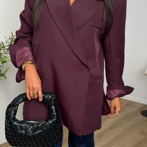 Blazer Over | Burgundy