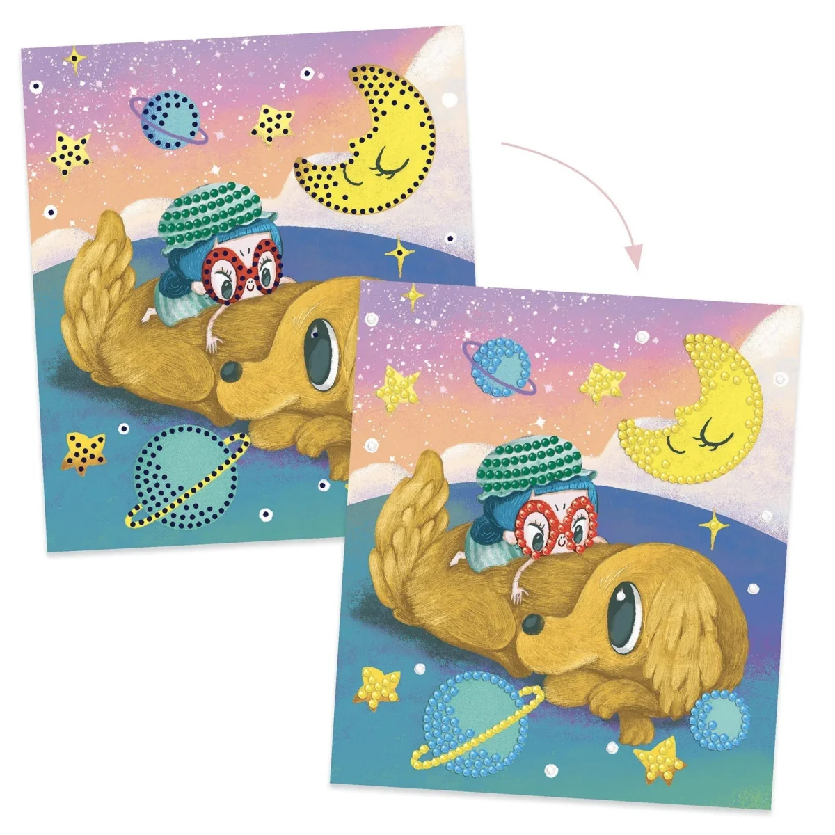 4 cartes illustrées amitiés - Djeco – Image 4