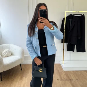 Blazer Serena Bleu ciel