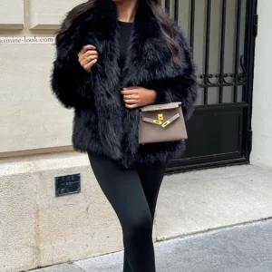 Manteau fourrure black’