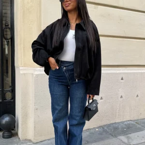 Veste Suède Z noire