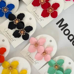 Boucle d’oreille Flora couleur