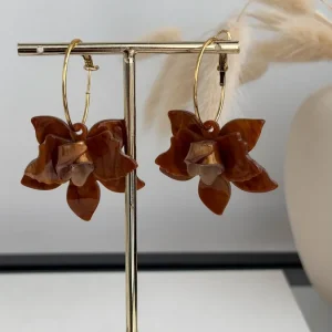 Boucle d’oreille Résine (2 coloris )