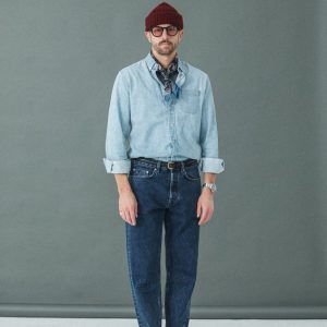 Jean Selvedge Blue Stonewash - Athletic Fit