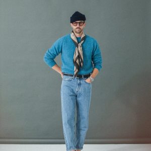 Jean Selvedge blue bleach -  Comfort Fit