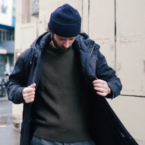 Parka Classique Imperméable Marine