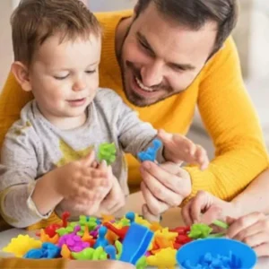 Jouet Montessori | jouet de triage et d'apprentissage 3+ans -Rainbow-animaux🌈