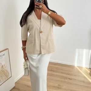 Blazer Lin beige