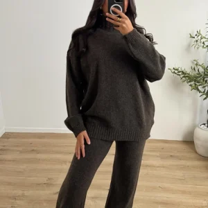 Ensemble Winter Marron chiné