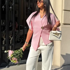 Pantalon City ivoire