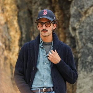 Cardigan Laine Lambswool Navy