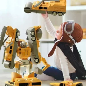 Jeu de Construction Magnétique | ROBOT-TRUCK™ 🚚