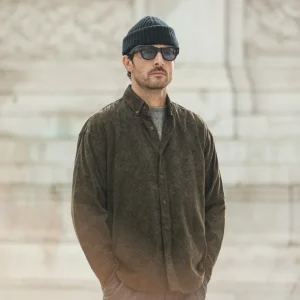 Chemise Velours Japan Paisley - New Modern Fit