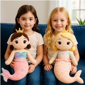 POUPÉE POUR FILLETTE| Poupée moelleuse:  Ma Sirène Enchantée™🧜🏻‍♀️🧜🏼‍♀️