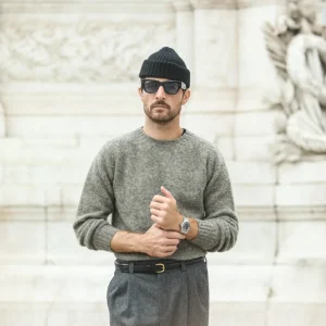 Pull Shetland "Shaggy" - Gris