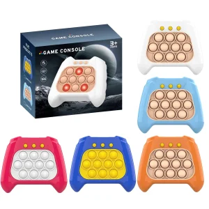 Jeu de bulles Pop Light Fidget|jeu de bulles à poussée rapide, jouets portables à poignée,