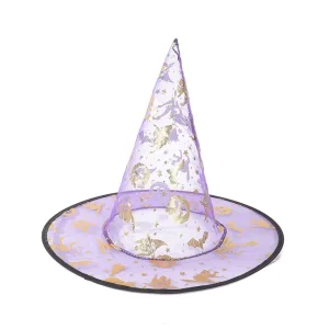Chapeau de Sorcière en Gaze pour Halloween| Déguisement et décoration🧙🎩