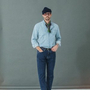 Jean Selvedge Blue Stonewash - Tapered Fit