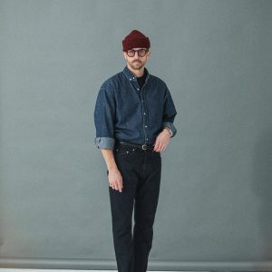 Jean Selvedge Noir - Tapered Fit