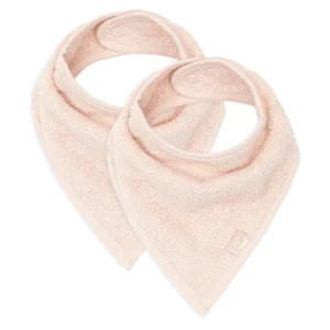 Bavoir Bandana pale pink (2pack)- JOLLEIN