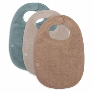 Bavoir Éponge Sea Green/Nougat/Biscuit (3pack) - JOLLEIN