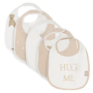 Bavoir Jersey imperméable Teddy Bear/Harvest (5pack) - JOLLEIN