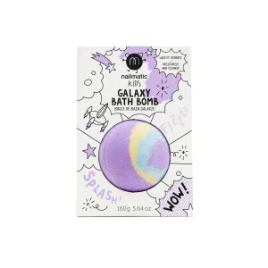 Boule bain violet jaune bleu - Nailmatic