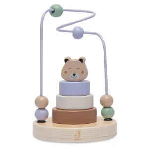 Boulier Spirale/Empilable en Bois Cheetah Jungle Jambo - JOLLEIN