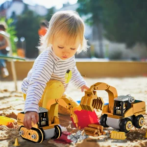 BAC A SABLE:  camion jouet| Jeu de sable construction🏗️