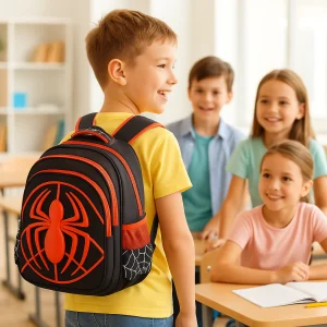 CARTABLE ENFANT SPIDER  2 Tailles Meilleurs Ajustement🎒