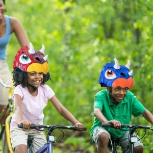 Casque velo enfant | Casque  ROCKBROS  dinosaure tricératops (3-8ans)