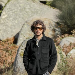 Veste Worker Laine & Cachemire Noire