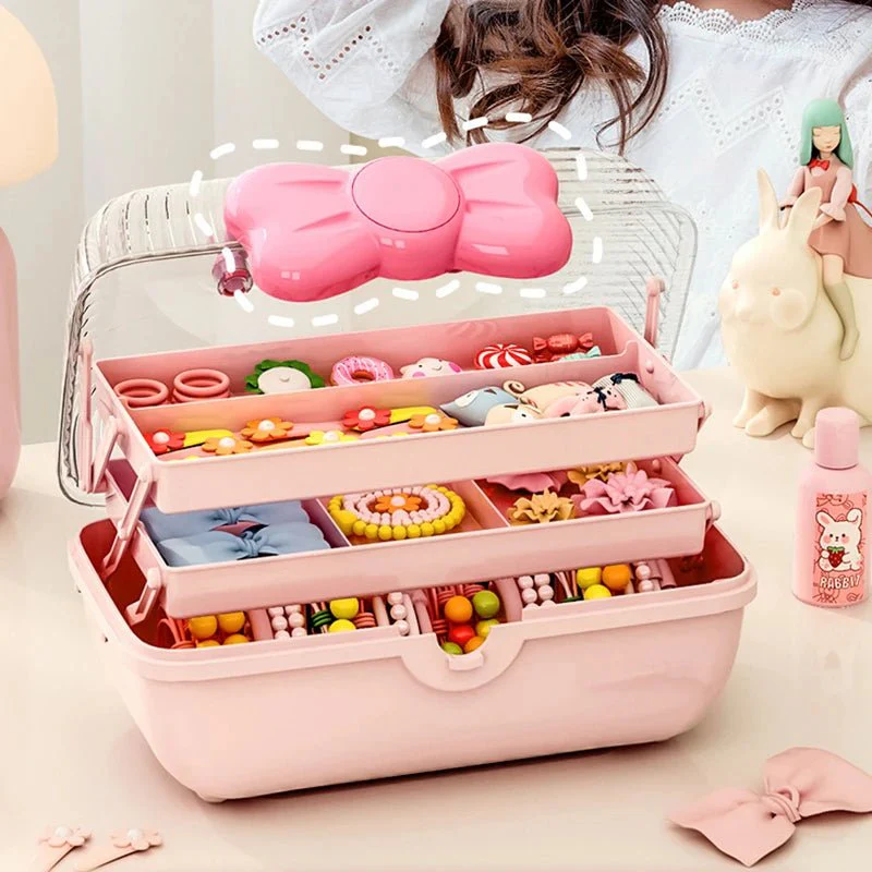 Coffre de Rangement "Girly" pour petits Accessoires📎🧰 – Image 7
