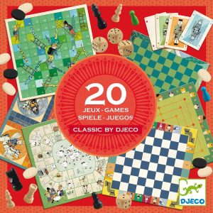 coffret 20 jeux de société classic box 6+ - DJECO