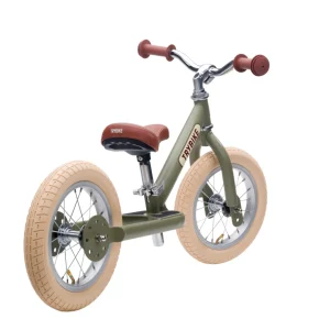 draisienne 2 roues vintage vert mat - TRYBIKE
