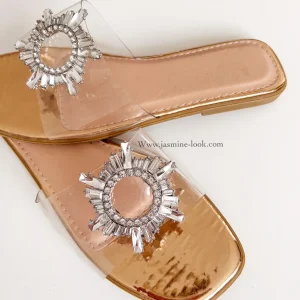 Sandales jewel Nude