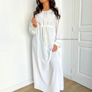 Robe Marwa blanche