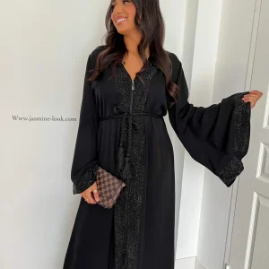 Abaya Qatar strass