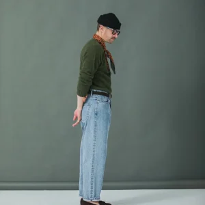 Jean Selvedge Blue Bleach -  Retro Fit