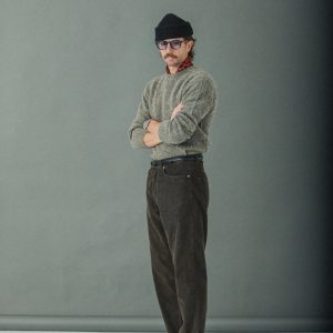 Jean Velours Khaki -  Comfort Fit