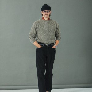 Jean Velours Noir -  Comfort Fit