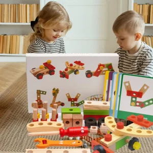 Jeu de Construction Bois | Pièces et Plans🔧🪛