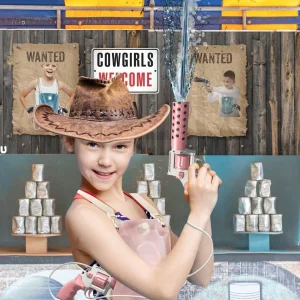 JEUX D'EAU| Pistolet à Eau électrique /COW GIRL et COWBOY🤠💦