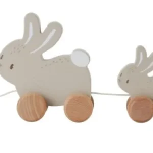 Jouet à tirer Lapin FSC - Baby Bunny - LITTLE DUTCH