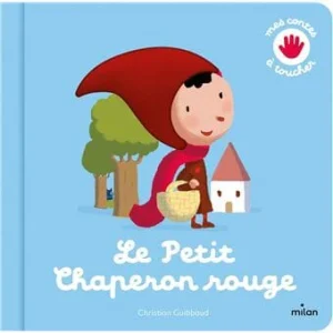 Livre mes contes a toucher le petit chaperon rouge - Poppik