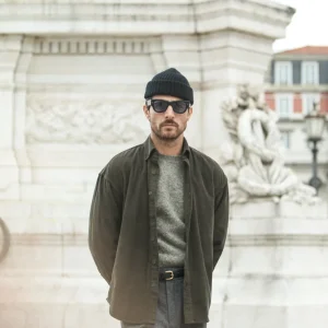 Surchemise Velours Khaki - New Modern Fit