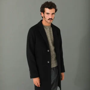 Manteau Confort Laine & Cachemire Noir