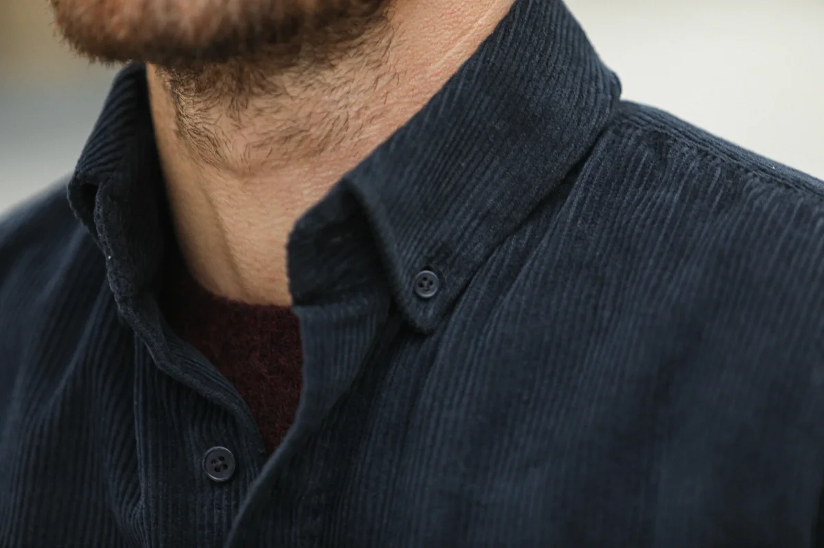 Surchemise Velours Navy - New Modern Fit – Image 8